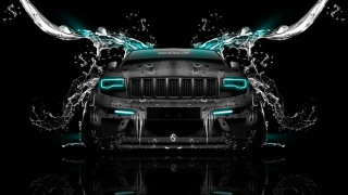 Car bullhorns hood lights 3d - a.d.m. cooper free wallpaper for desktop