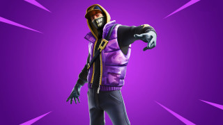 Purple man jacket mask gradient - a purple jacket free wallpaper