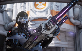 Space suit man gun starwars - a man in a space suit holding free wallpaper