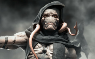 Creepy hooded snake creature ambient - zbrush free wallpaper for desktop