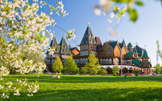 Large building green roof garden - a green roof free wallpaper