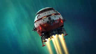 Red white boat yellow lights - christopher balaskas free wallpaper