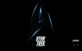 Star trek logo blue light - a star trek logo free wallpaper for desktop