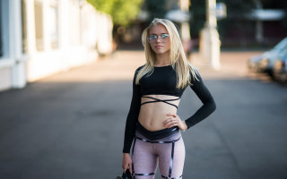 Elina karimova cyberpunk portrait blurry - cyberpunk style free wallpaper