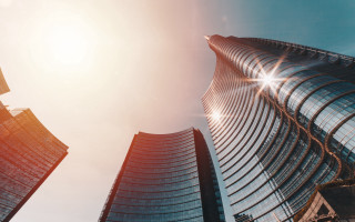 Tall building skyline architecture bridge - architecture free wallpaper