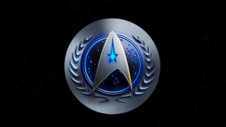 Star trek emblem black background - dean roger free wallpaper for desktop