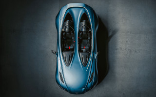 Blue car two seats black 2 - the middle of its free wallpaper