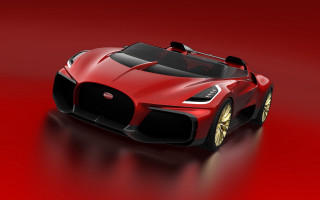 Red sports car reflection digital - a red sports car free wallpaper