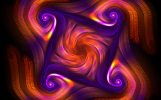 Spiral abstract purple orange vibrant - vibrant free wallpaper