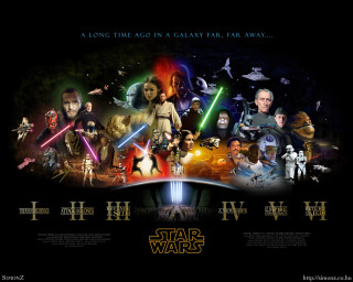 Star wars movie poster characters 2 - war free wallpaper for desktop