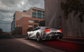 Silver sports car road tall - everett warner free wallpaper