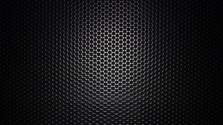 Black honeycomb pattern minimalist computer - circular free wallpaper for desktop