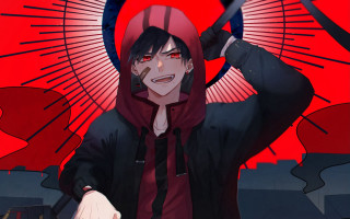 Red hoodie bandaid yandere solo - a hoodie free wallpaper