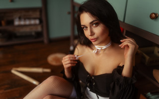 Elina karimova victorian cosplay blurry - preraphaelitism free wallpaper