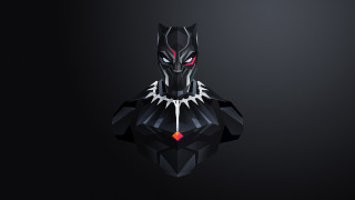 Black panther red eyes glowing - liam brazier free wallpaper