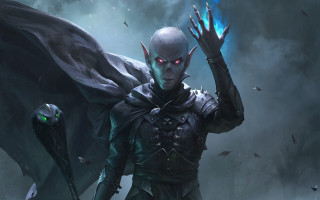 Man costume dragon demon foggy - a man in a costume free wallpaper for desktop