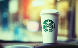 Starbucks cup table cafe blurry - morning free wallpaper for desktop