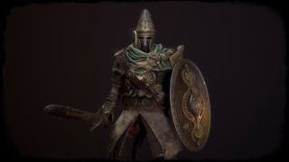 Medieval man armor sword shield - a shield free wallpaper