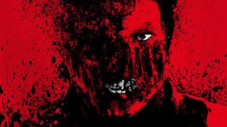 Man bloody face blood splatters - blood splatter free wallpaper