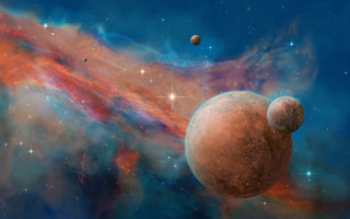 Sky star planet astronaut festival - a large object in the sky free wallpaper