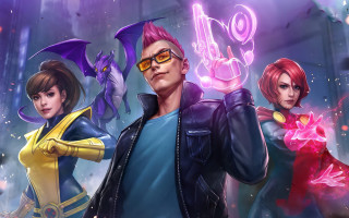 Neon sign group epylon point - a neon sign free wallpaper for desktop