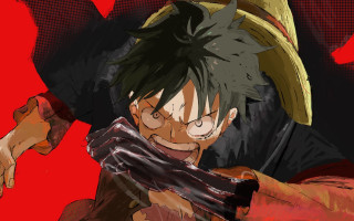 Man hat gun red background - his hand and a hat free wallpaper