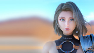 Woman clock belt jewelry pharah - unreal engine 5 quality free wallpaper