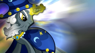 Cartoon blue hat coat star - coat free wallpaper
