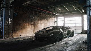 Garage car openwindow light background - a window open free wallpaper