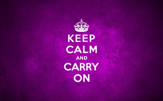 Purple background keep calm carry - calm free wallpaper for desktop