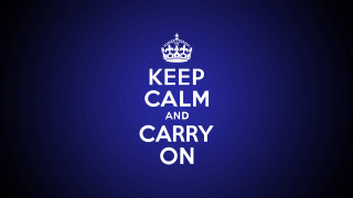 Blue background keep calm and - calm free wallpaper for desktop