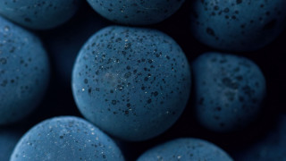 Blue bath bombs black speckles - berry free wallpaper for desktop