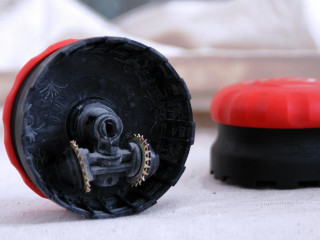 Toy red black macro detailed - product photo free wallpaper