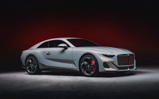 White car red light dark - a white car free wallpaper