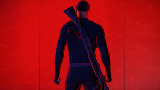 Black man gun red room - a red room free wallpaper