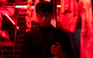 Man suit meat room aesthetic - meat free wallpaper