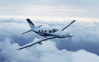 Small plane clouds propeller landing - a propeller free wallpaper