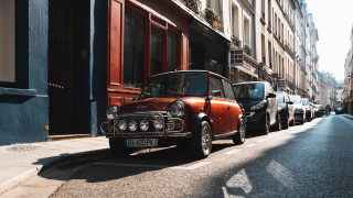 Small car no parking tiltshift - a small car free wallpaper