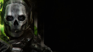 Skeleton helmet gun dark room - a skeleton free wallpaper