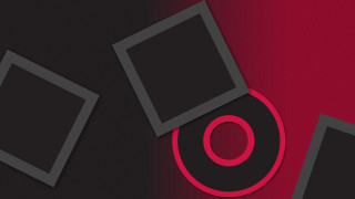 Red black background design circle - a red circle free wallpaper