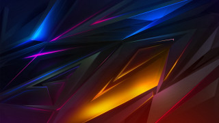 Colorful abstract dark blue red 2 - brazier free wallpaper for desktop