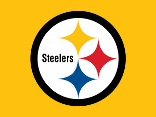 Pittsburgh football logo yellow background - a black circle free wallpaper