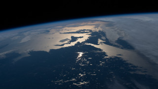 Earth ocean landforms zenith night - chesley bonestell free wallpaper