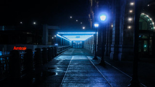 City streetlight night neon skyline - neon light free wallpaper