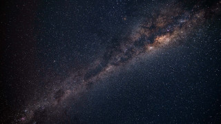 Starry sky constellation moonlight fireworks - astrophotography free wallpaper