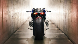 Motorcycle tunnel lights cybernetics rendering - its light free wallpaper