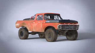 Old orange truck black top - eric dinyer free wallpaper