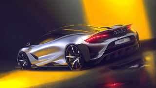 Fan qi car digital painting - a digital painting style free wallpaper