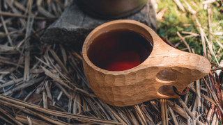 Wooden cup liquid rock grass - liquid free wallpaper