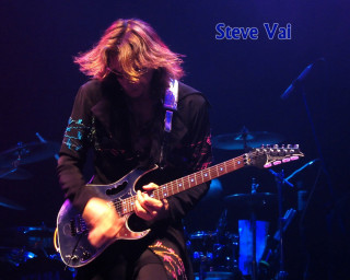 Woman playing guitar stage microphone 4 - vivid free wallpaper